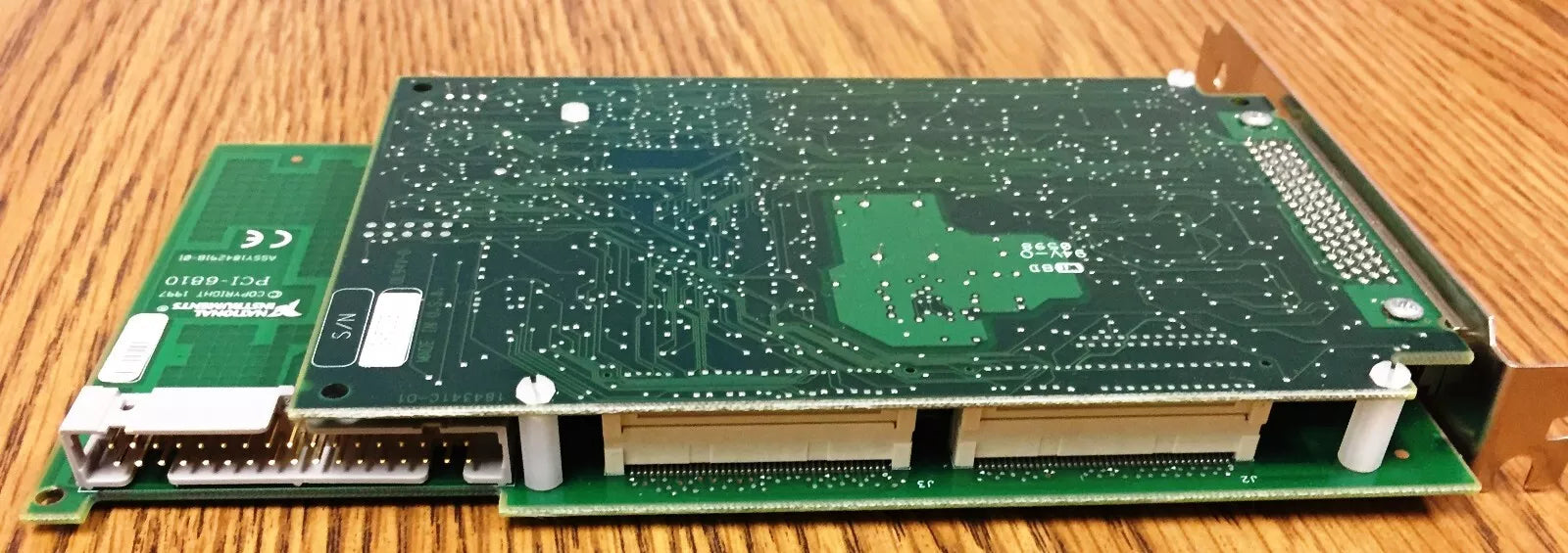 National Instruments PCI-6810 Serial Data Analyzer with NI 184291B & 184533B-01 Board