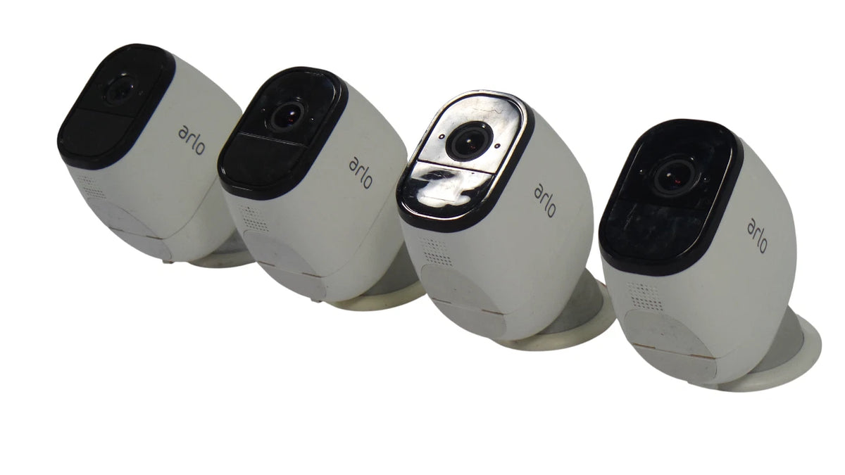 Lot of 4 Arlo Pro VMC4030 In/Outdoor Security Camera w/Batteries - Free Shipping