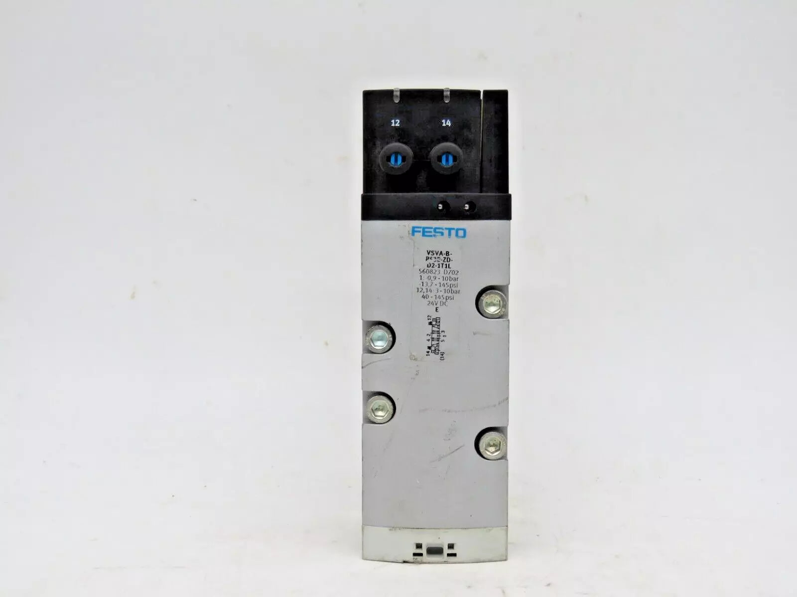 Festo P53E-ZD-D2-1T1L Air Solenoid Valve Pilot Controlled 52 MM