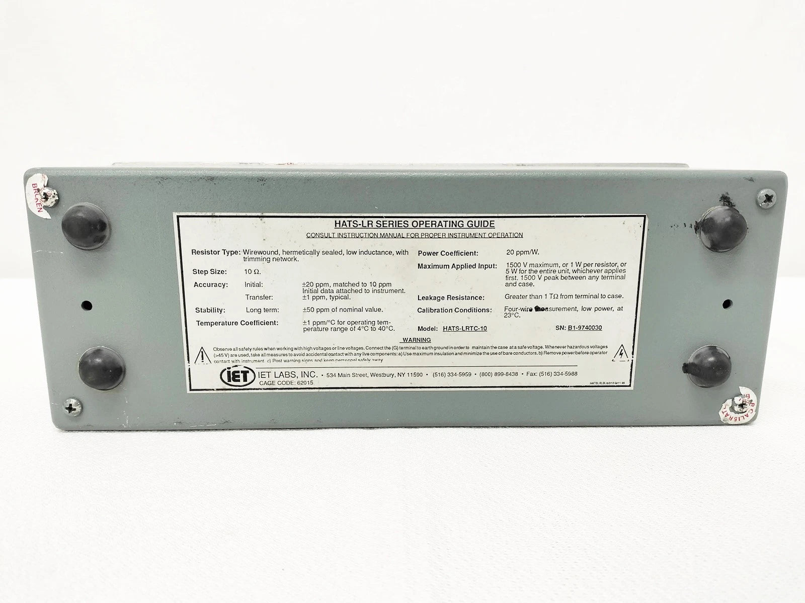 IET  HATS-LRTC-10 Resistance Converter