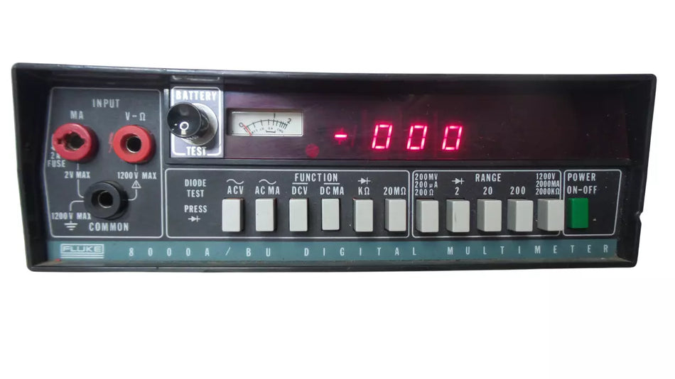Fluke 8000A/BU Digital Multimeter - Free Shipping
