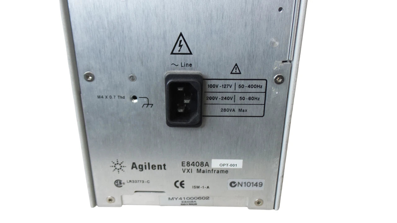 Agilent E8408A VXI Mainframe with Agilent E8491B, 89605B, E2730A, E1439A