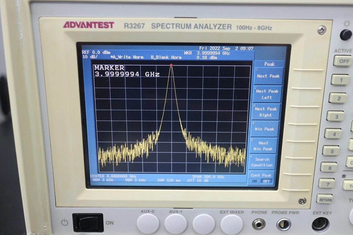 ADVANTEST R3267 /01/73 100Hz-8GHz Spectrum Analyzer