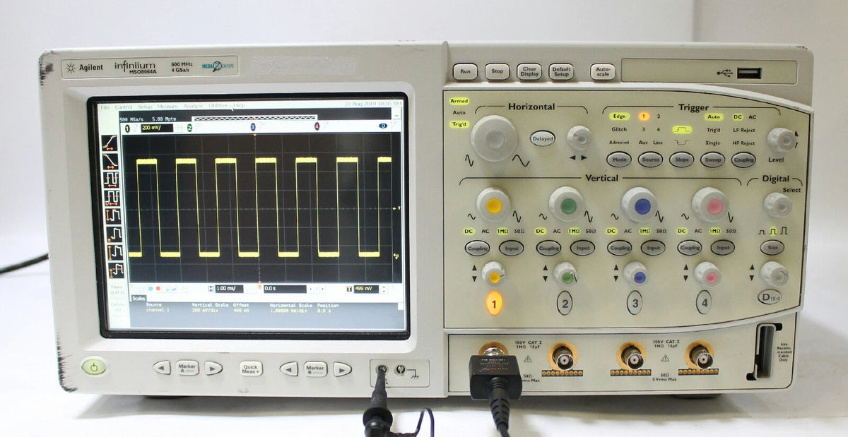 Agilent MSO8064A 600 MHz 4GSa/s 4 Channel Infiniium Mixed Signal Oscilloscope
