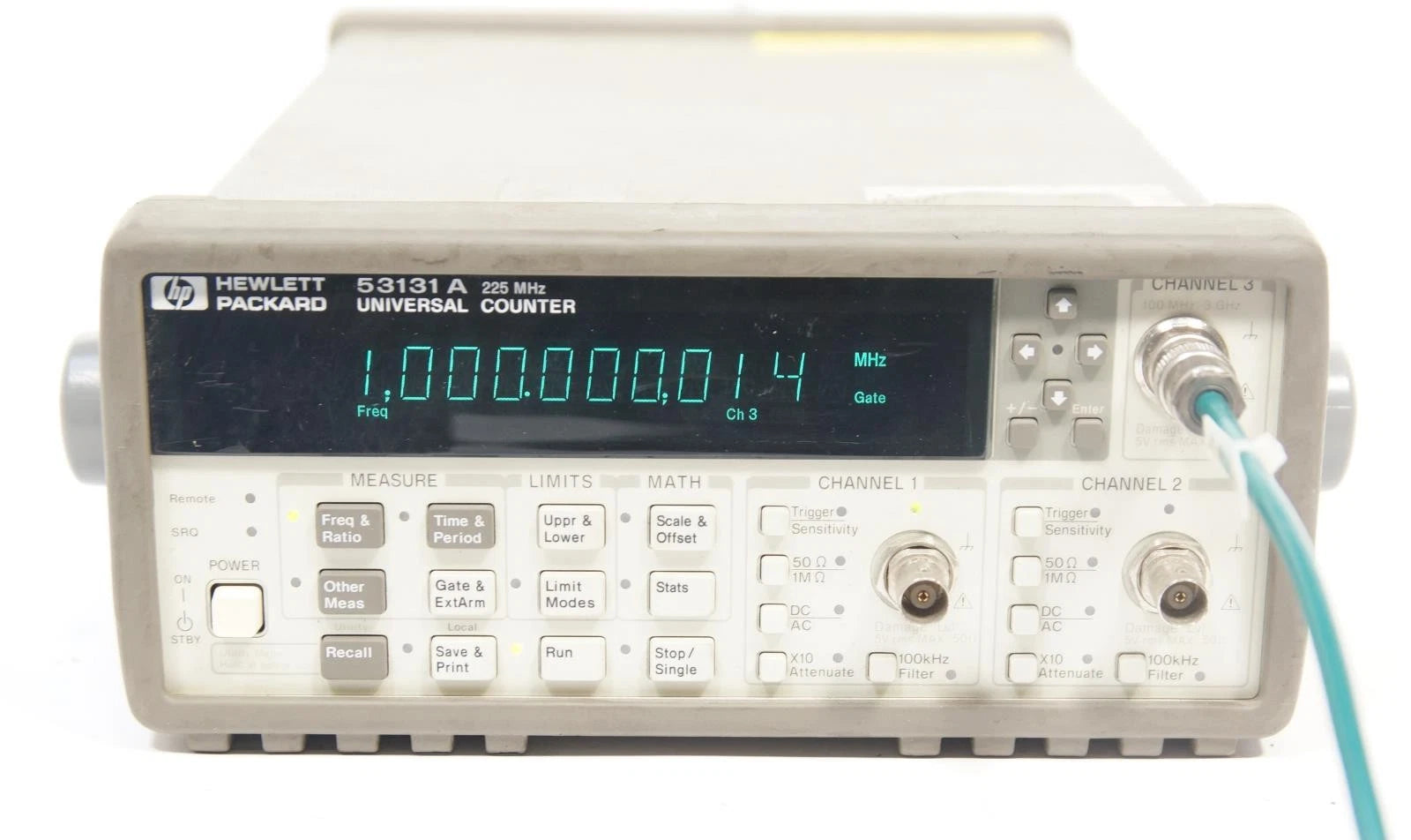 HP Agilent 53131A 225 MHz Universal Frequency Counter 3 Ghz