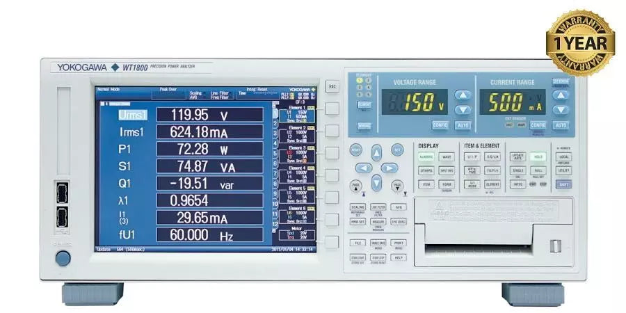 Yokogawa WT1800 High Performance Precision Power Analyzer WT-1800