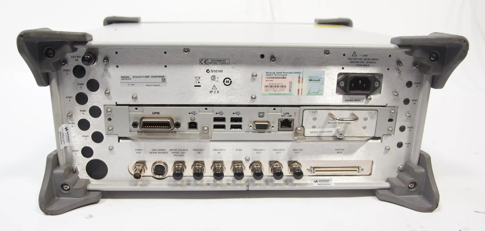Keysight Agilent N9020A 20 Hz to 26.5 GHz MXA Signal Analyzer w Options