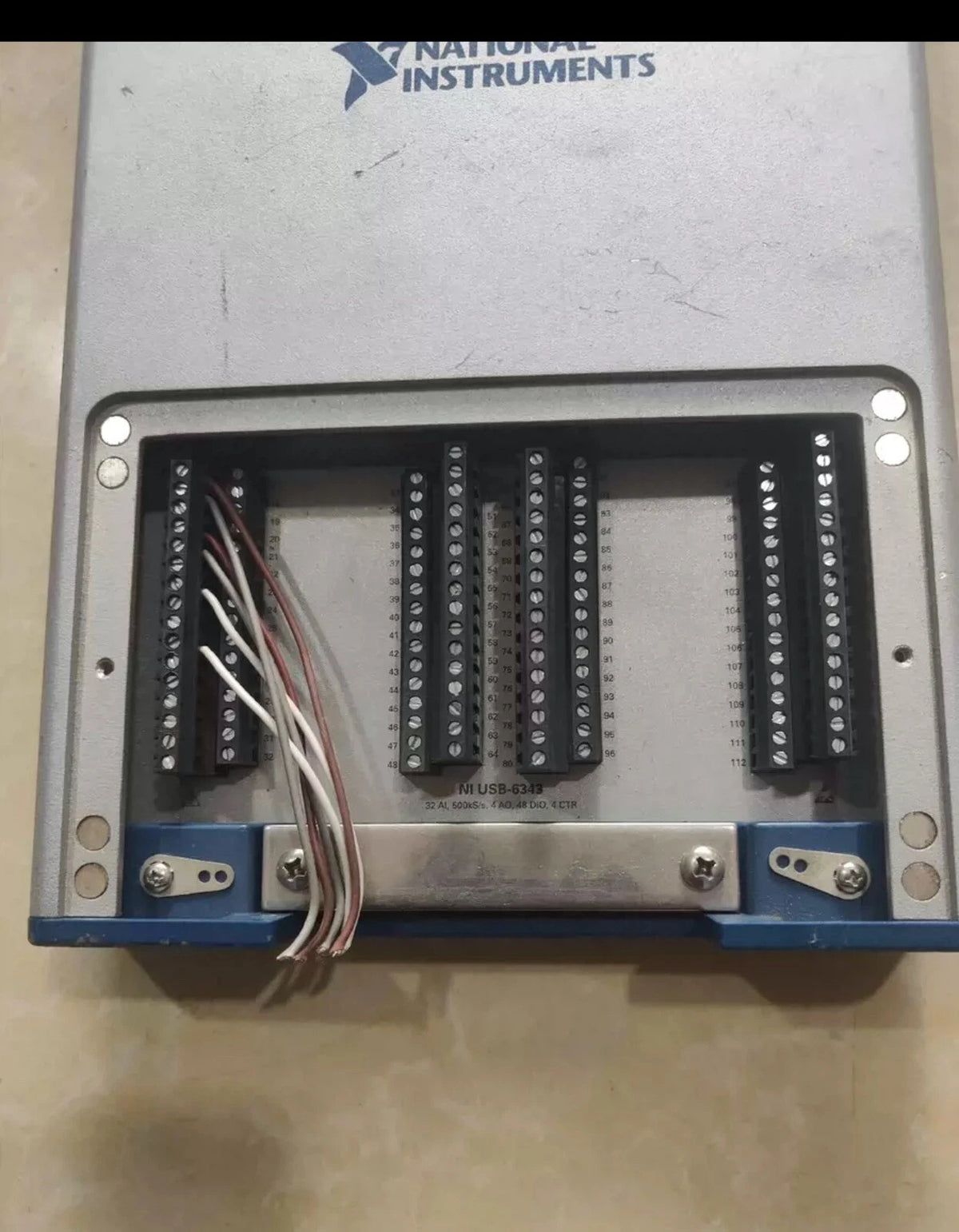 USB-6343 Data Acquisition Device with Analog and Digital I/O
