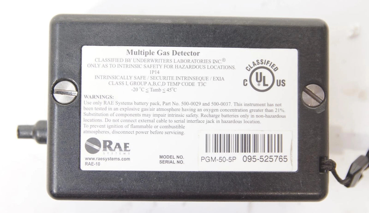 Rae Systems PGM-50-5P MultiRAE Plus Multi-gas Monitor Detector
