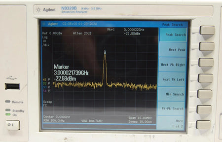 Agilent Keysight N9320B 9kHz - 3GHz RF Spectrum Analyzer