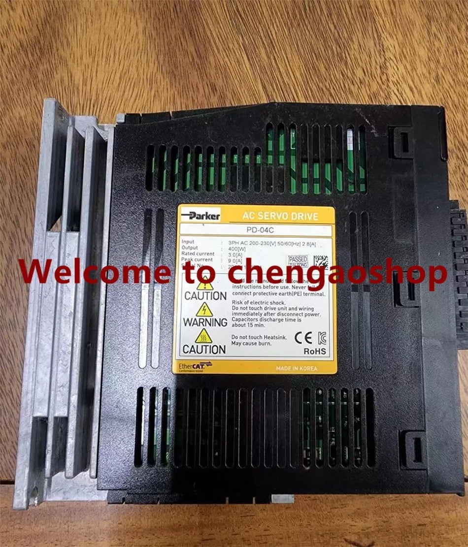 1PC Used Parker EtherCAT AC Servo Drive PD-04C #T3436 YS