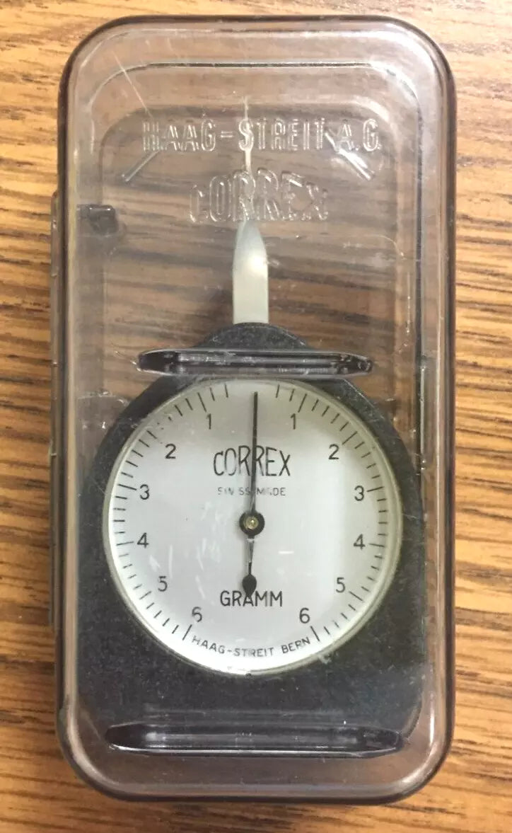 Correx HAAG-Streit 0-6 Gram Force Tension Gauge