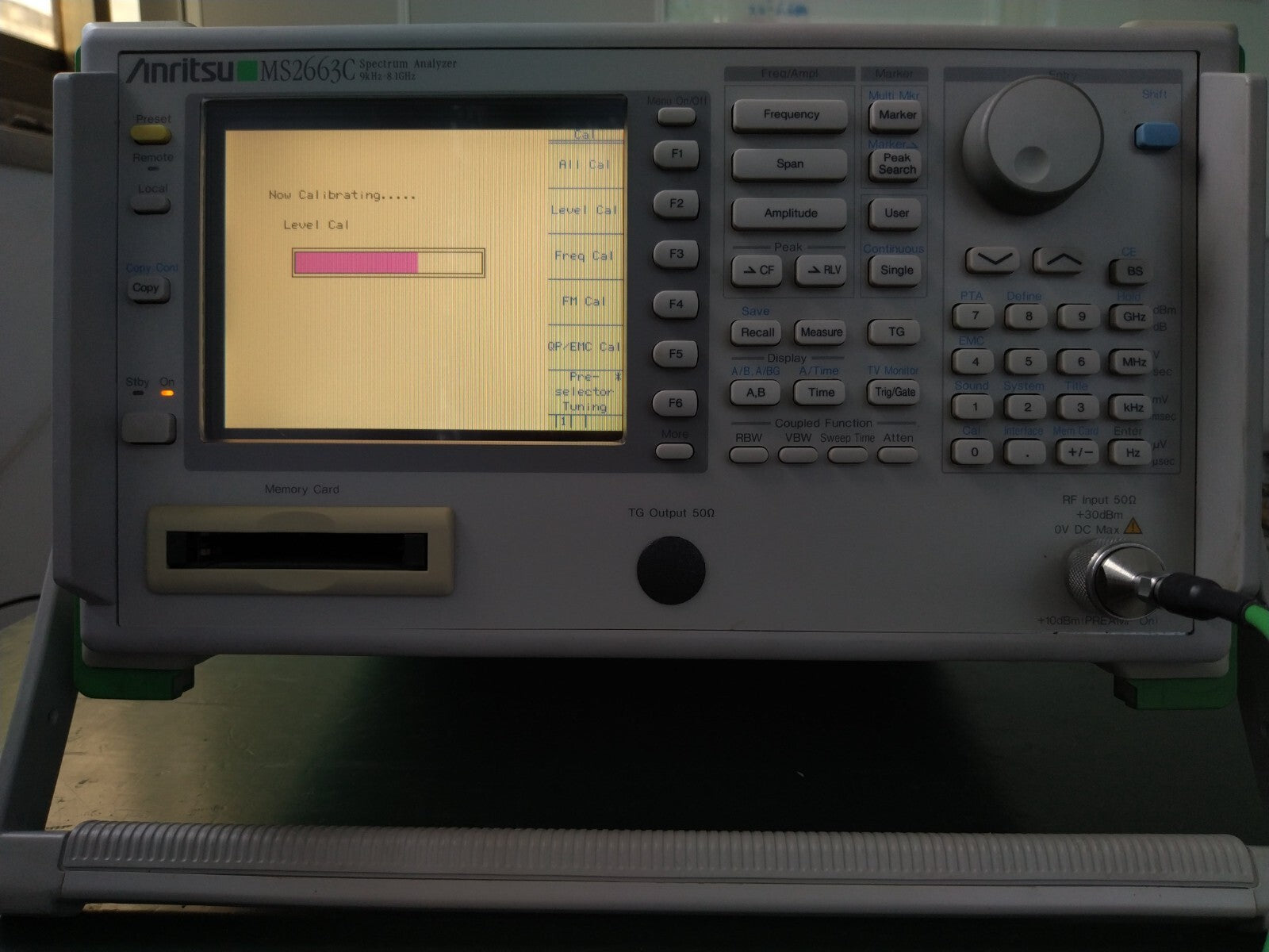 Anritsu MS2663C Spectrum Analyzer 9kHz-8.1GHz. w/ Opt. 02, 04, 06, 10 _s/n0504 - XG eqpt