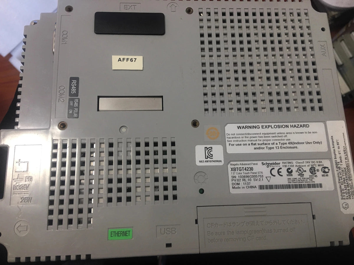 Schneider Electric XBTGT4230 HMI Display 5.7-Inch Touchscreen Panel