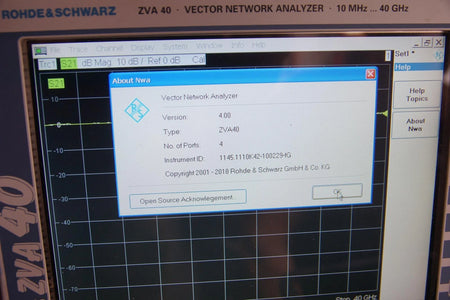 Rohde & Schwarz ZVA 40 10MHz - 40GHz Vector Signal Generator
