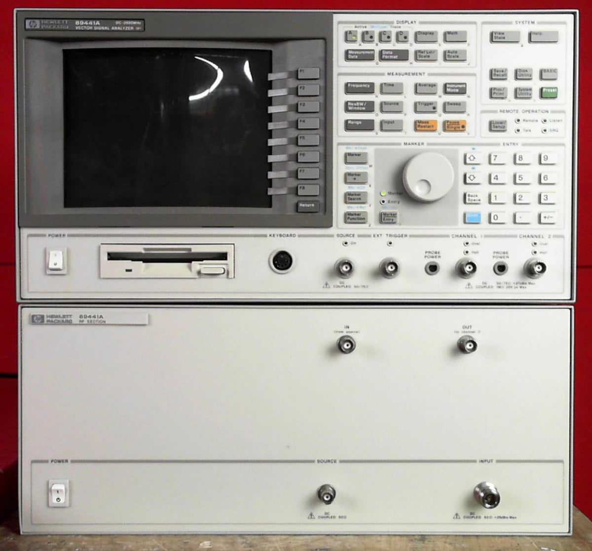 HP Agilent Keysight 89441A-1C2 DC to 2.65 GHz Vector Signal Analyzer