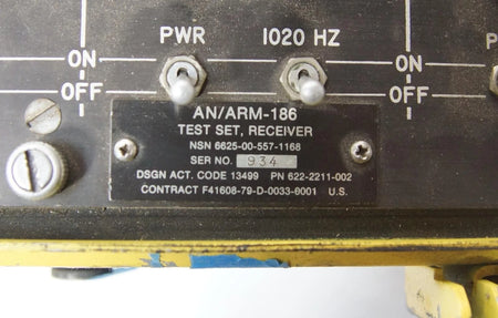 Rockwell Collins AN/ARM-186 Aircraft Navigation Test Set Receiver