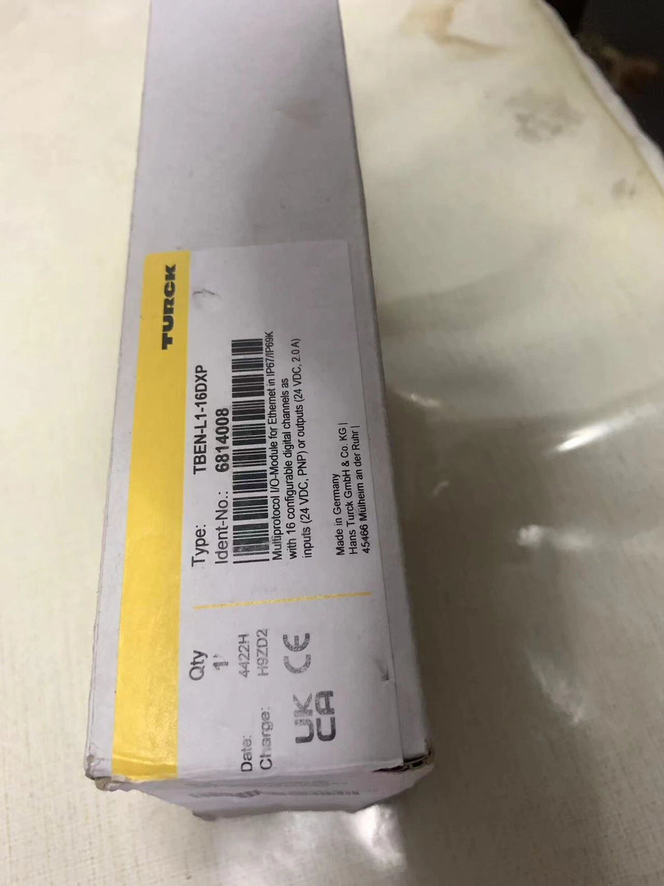 TURCK TBEN-L1-16DXP Compact Multiprotocol I/O Module for Ethernet