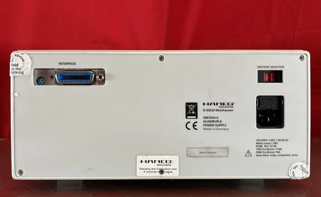 Hameg HM7044 Programmable Power Supply, 4x) 0-32V / 0-3A, GPIB 115V