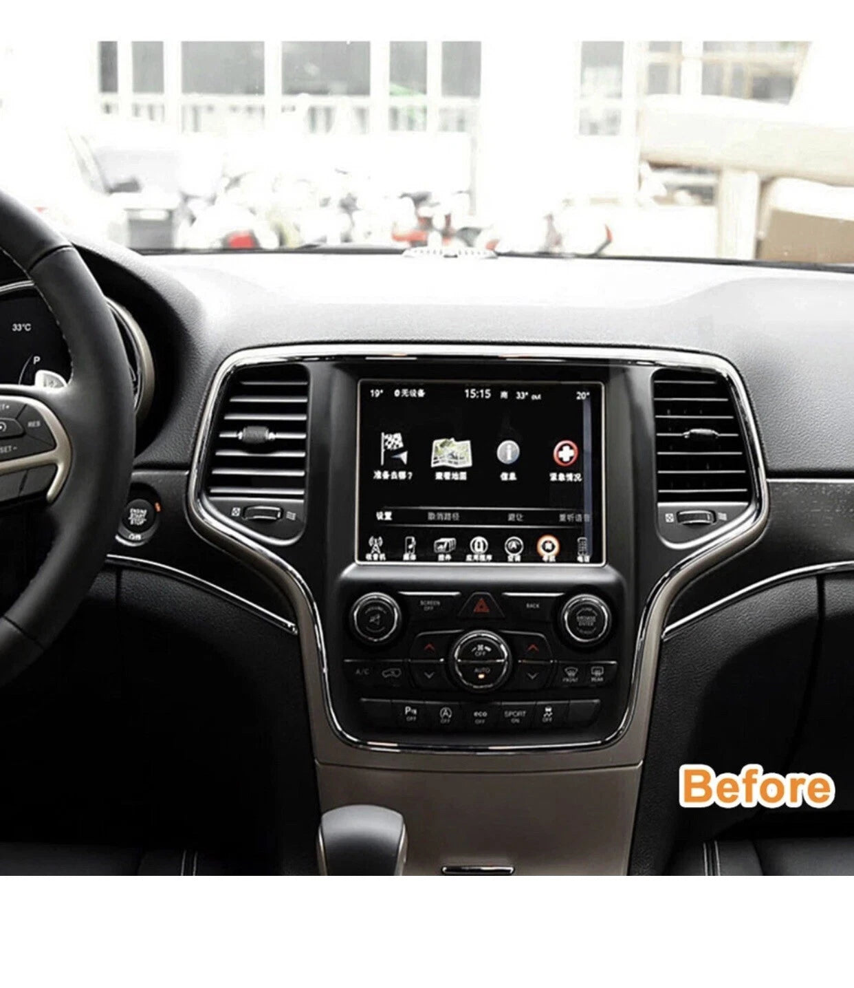 Android Stereo Receiver Video Player For Jeep Grand Cherokee 2014-2017 Car Radio