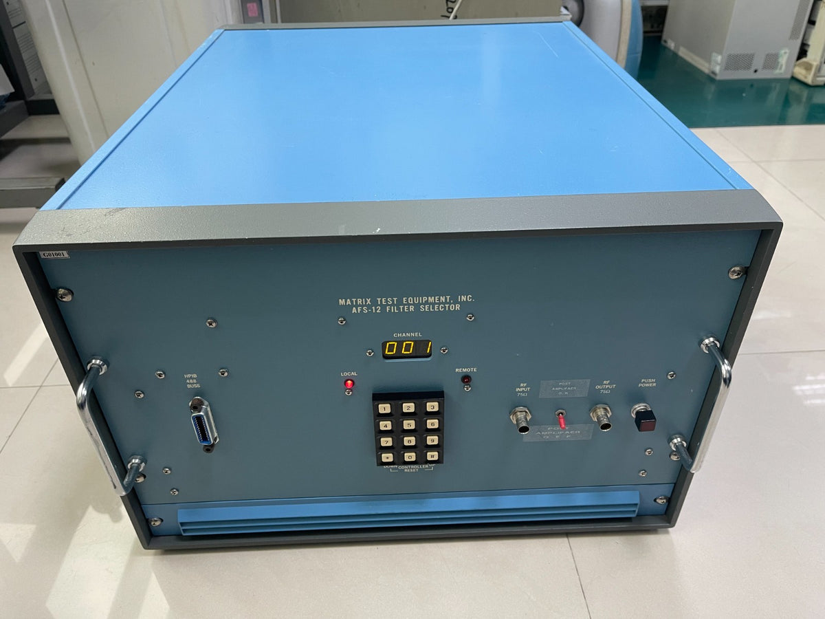 Matrix Test Equipment APFS-24 (APFS-12) Filter Selector _10 - XG eqpt