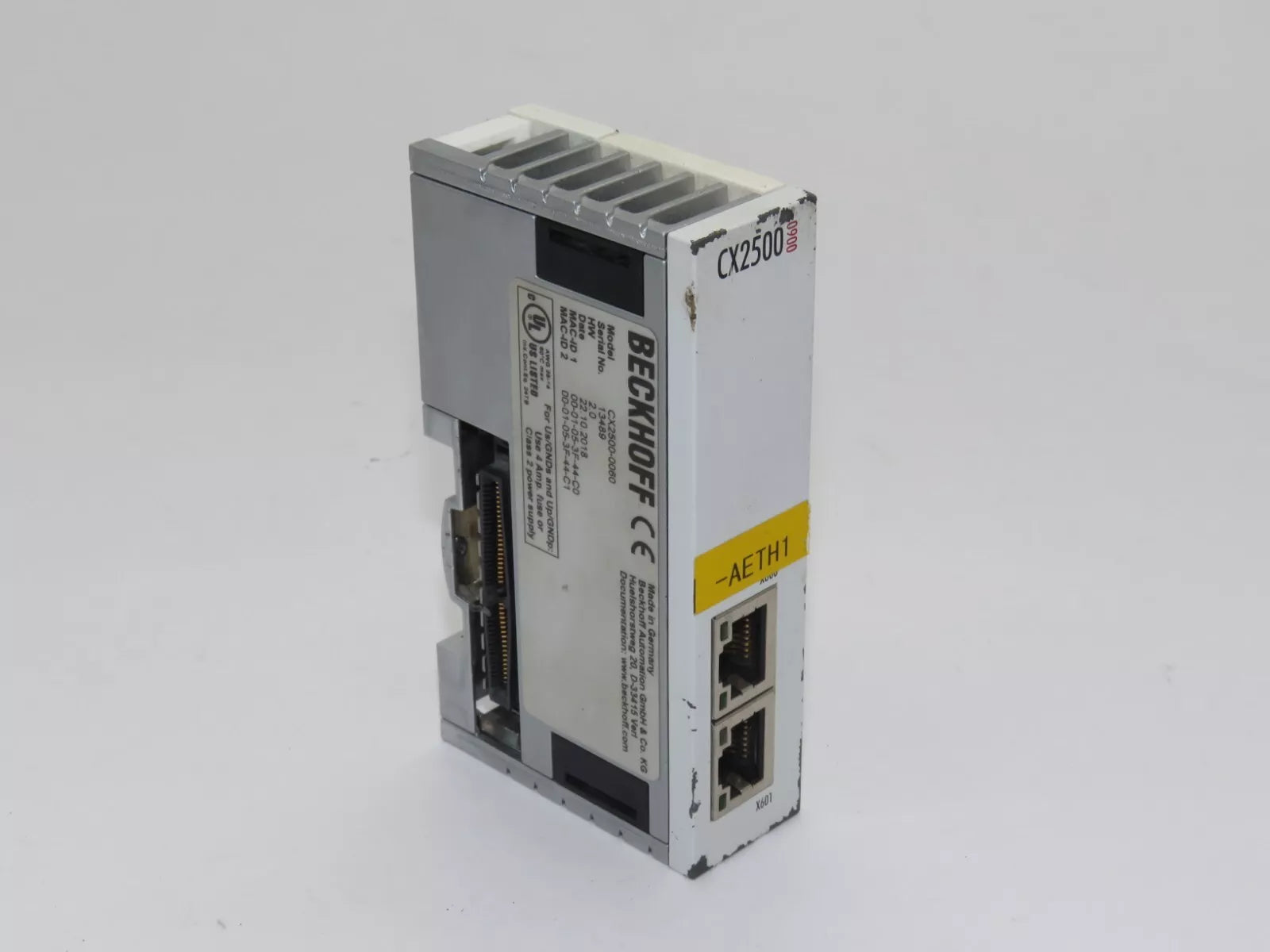 Beckhoff CX2500-0060 Ethernet Interface Module 2 x RJ45