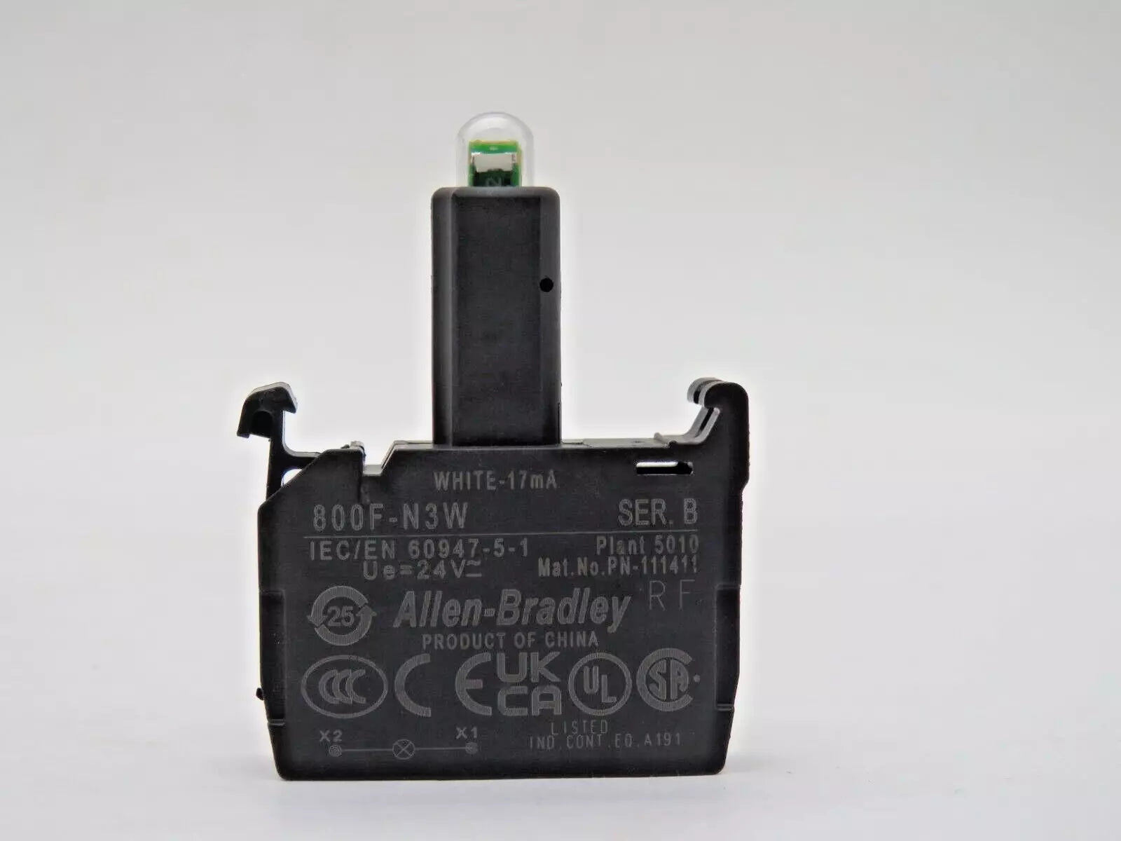 Allen-Bradley 800F-N3W Integrated LED Lamp Module 24 V AC - NEW OPENBOX