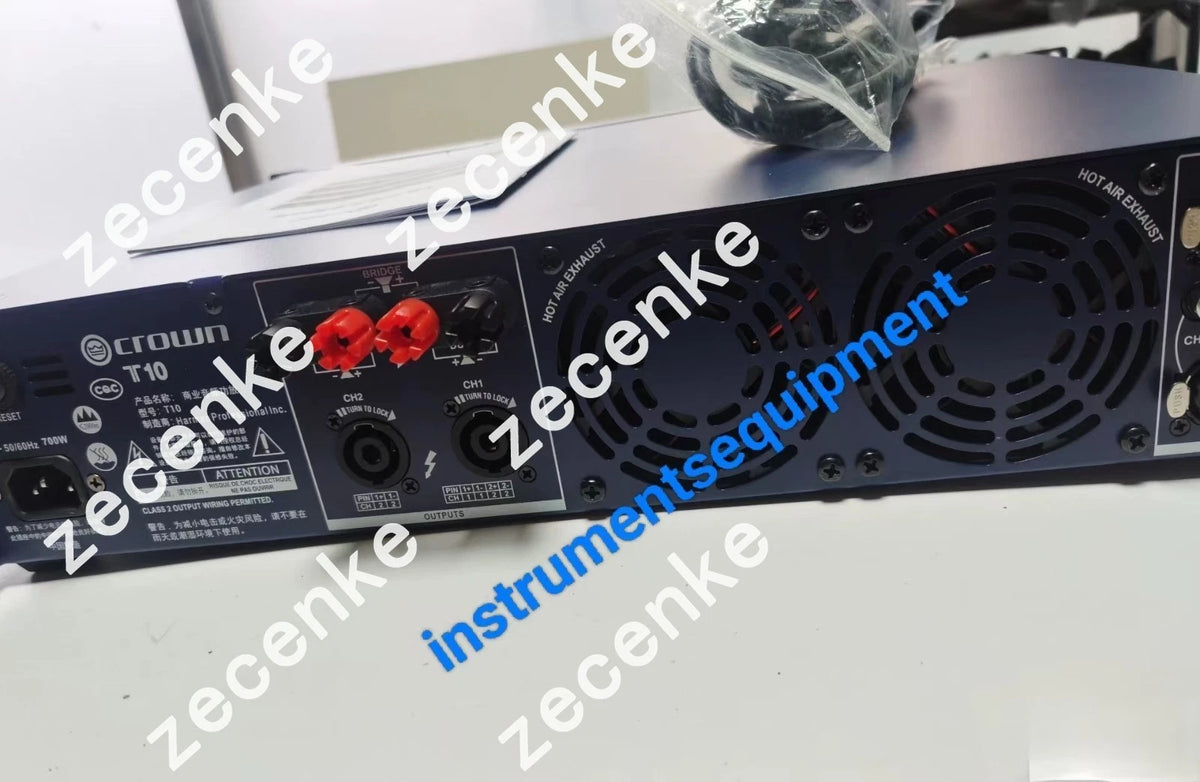 CROWN T10 Power Amplifier 1000W by FedEx or DHL