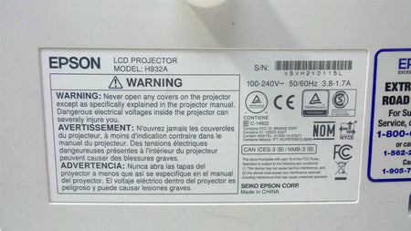 Epson Home Cinema 4010 4K Full HD 3D LCD Projector - Lamp Timer: 20 Hours