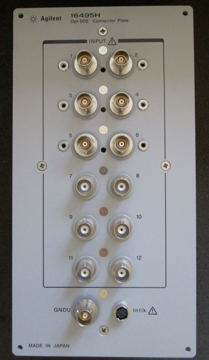 Connector Plate for Keysight Semiconductor Parameter Analyzers