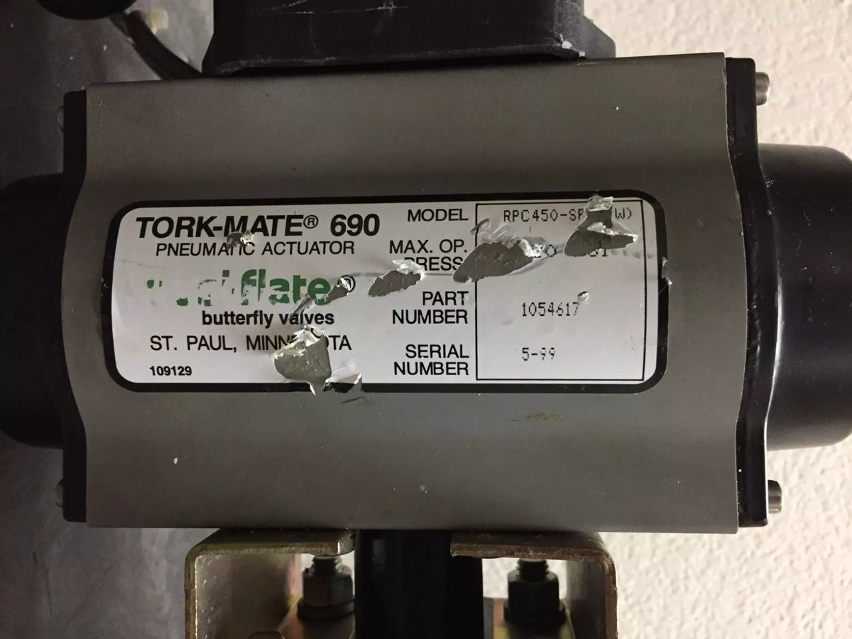 Tork-Mate 690 RPC450 Pneumatic Actuator with Mixer and Westlock Controls 2217