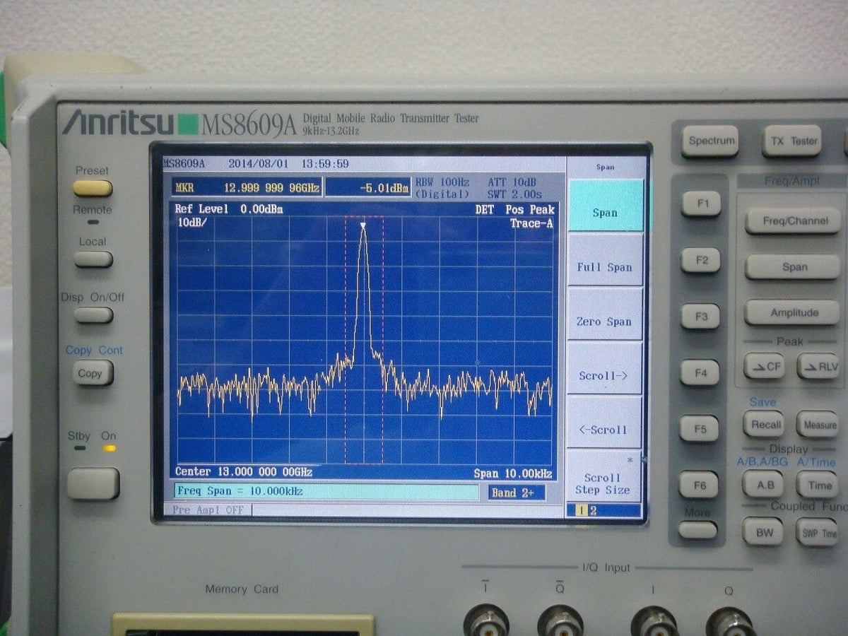 ANRITSU MS8609A 13GHz Spectrum Analyzer