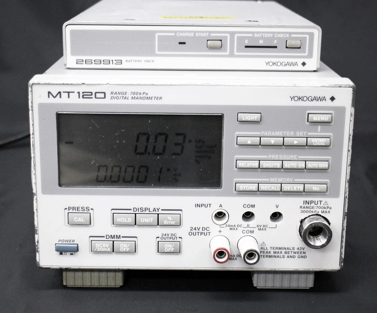 YOKOGAWA 2652-03 Digital Manometer