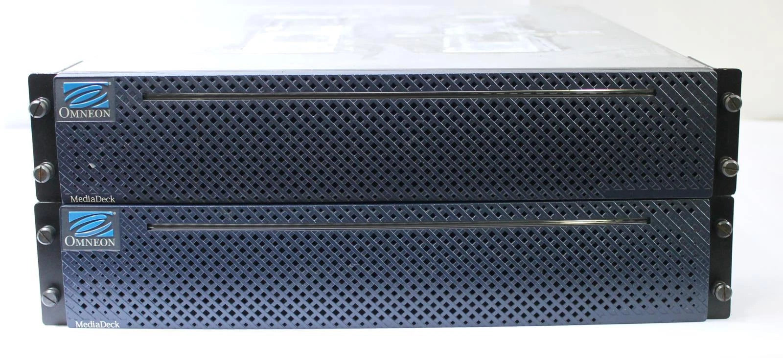 Pair of Omneon MediaDeck HD/SD Video Playout Servers