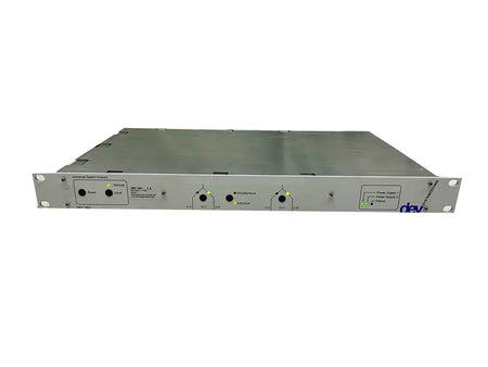 DEV Systemtechnik 1951 Universal Switch Chassis 1RU with 2 DEV 11-0005 DPST switches