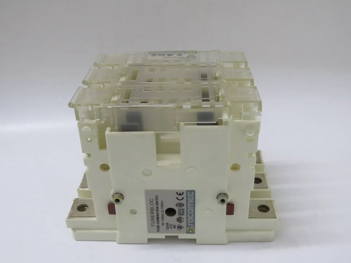 Socomec Fuse Switch Disconnector 36153010 FUSERBLOC 100A 3 Pole 690V 50Hz