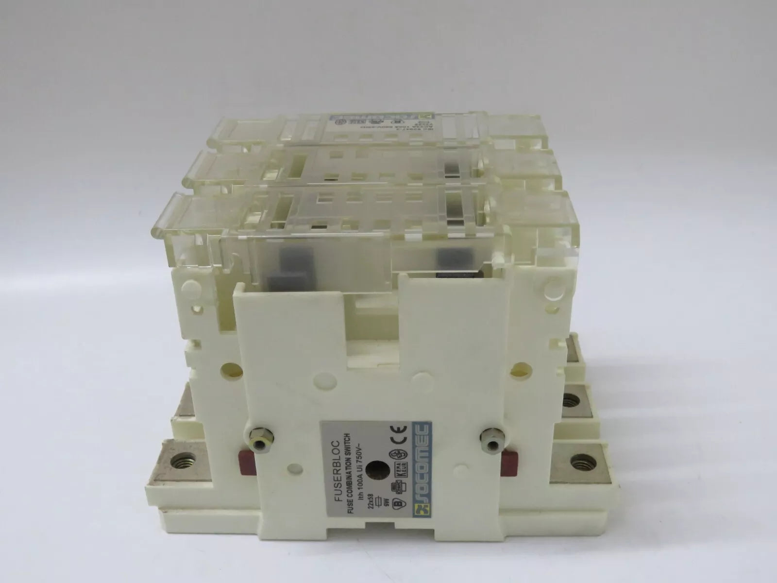 Socomec Fuse Switch Disconnector 36153010 FUSERBLOC 100A 3 Pole 690V 50Hz