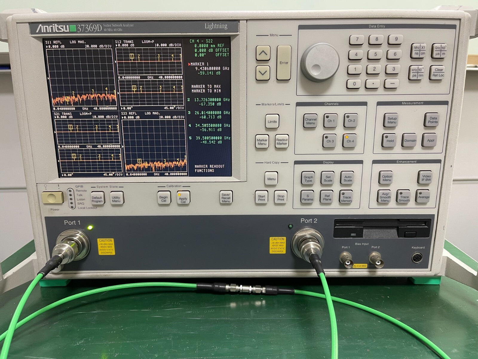Anritsu 37369D Vector Network Analyzer 40MHz-40GHz