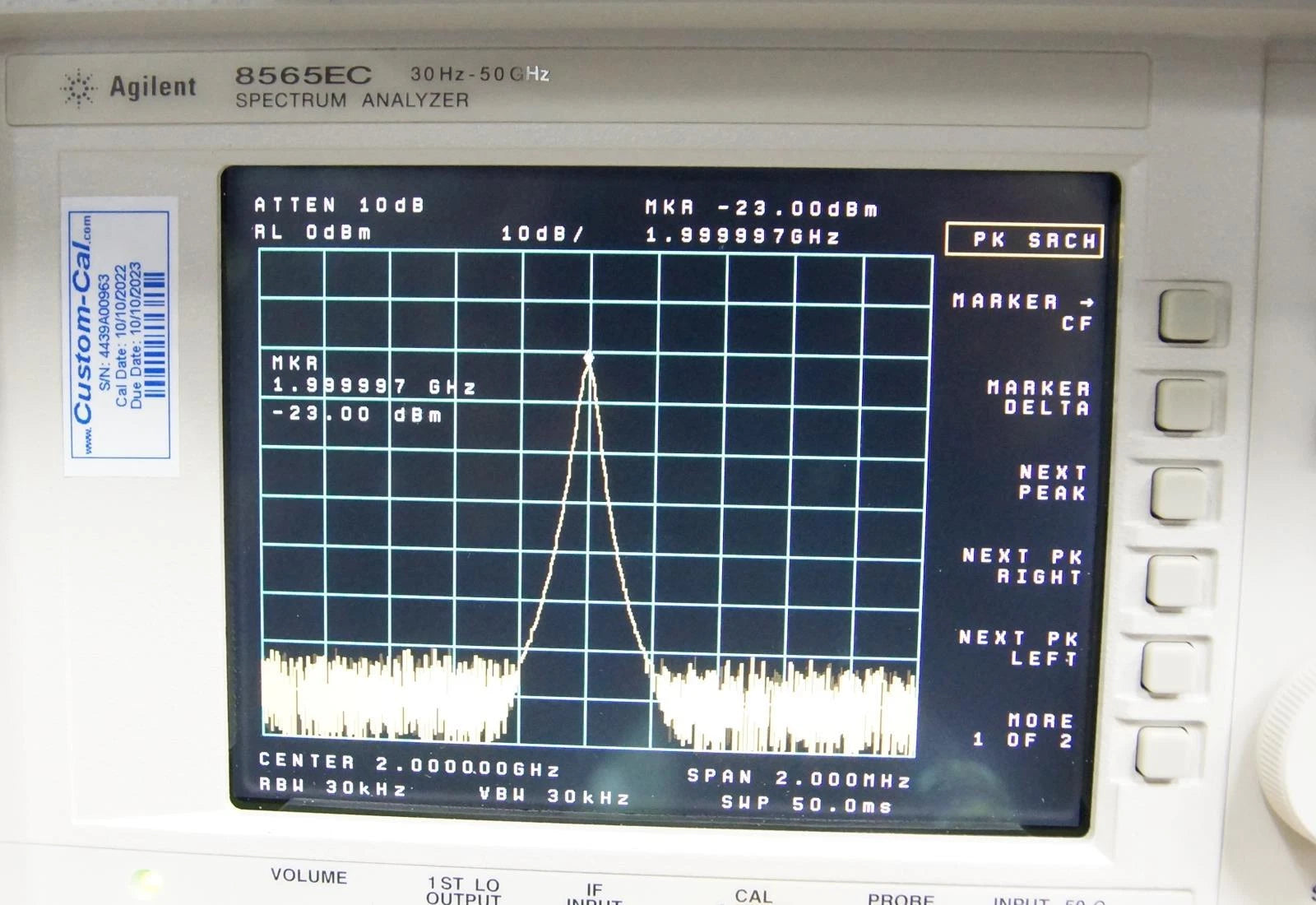 Agilent E4431B 250kHz - 2GHz ESG-D Series Signal Generator