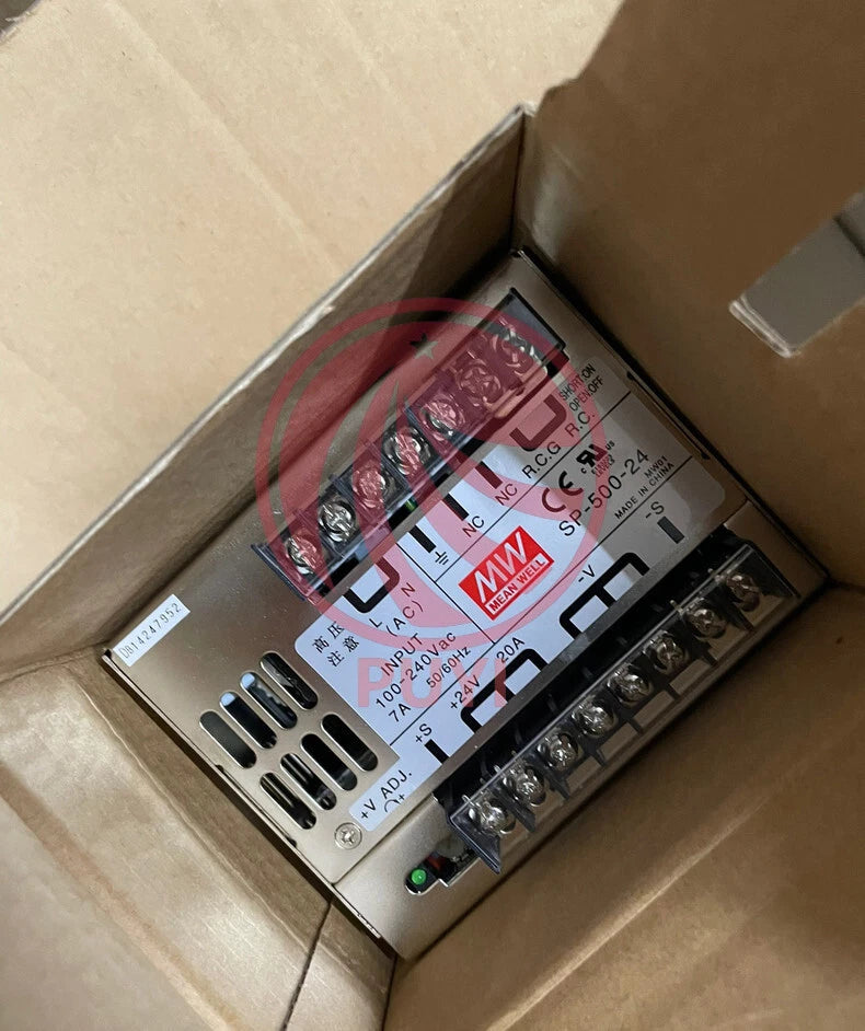 MEANWELL SP-500-24 Power Supply - Reliable 500W 24V DC Power Source