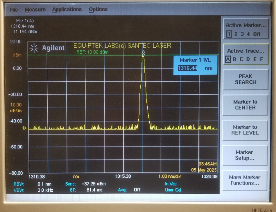 Santec Laser Swept Source 1290-1320nm