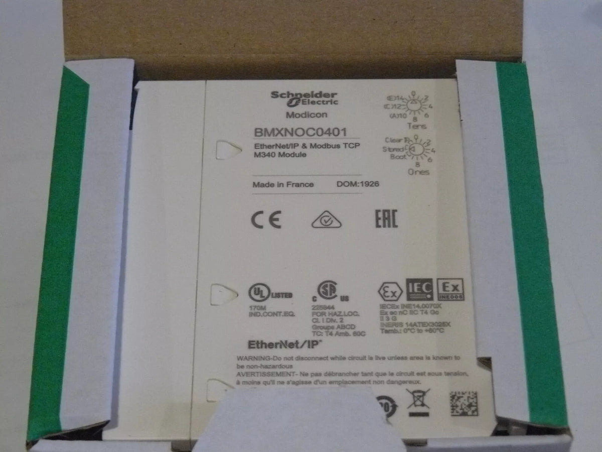 Schneider BMXNOC0401 PLC Input Module - New, Expedited Shipping