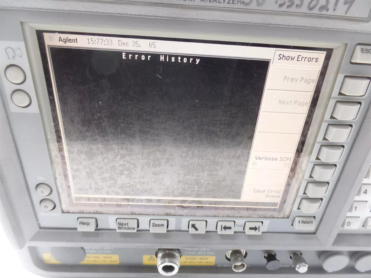Agilent E4407B ESA-E Spectrum Analyzer 9 kHz - 26.5 GHz