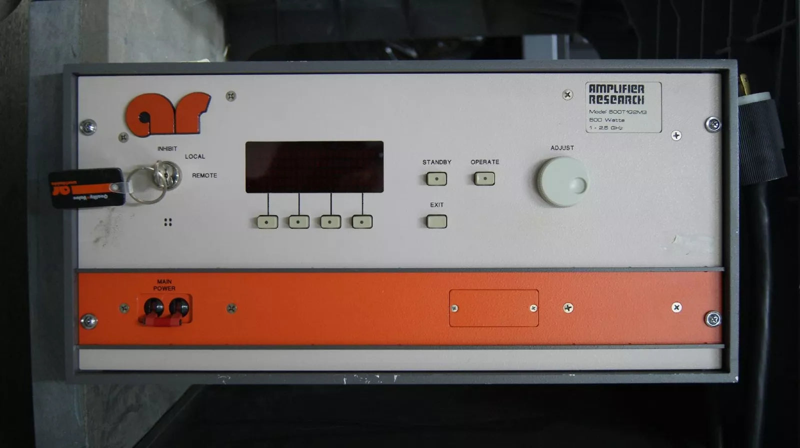Amplifier Research 500T1G2M3 Microwave Amplifier, 1 GHz - 2.5 GHz, 500W