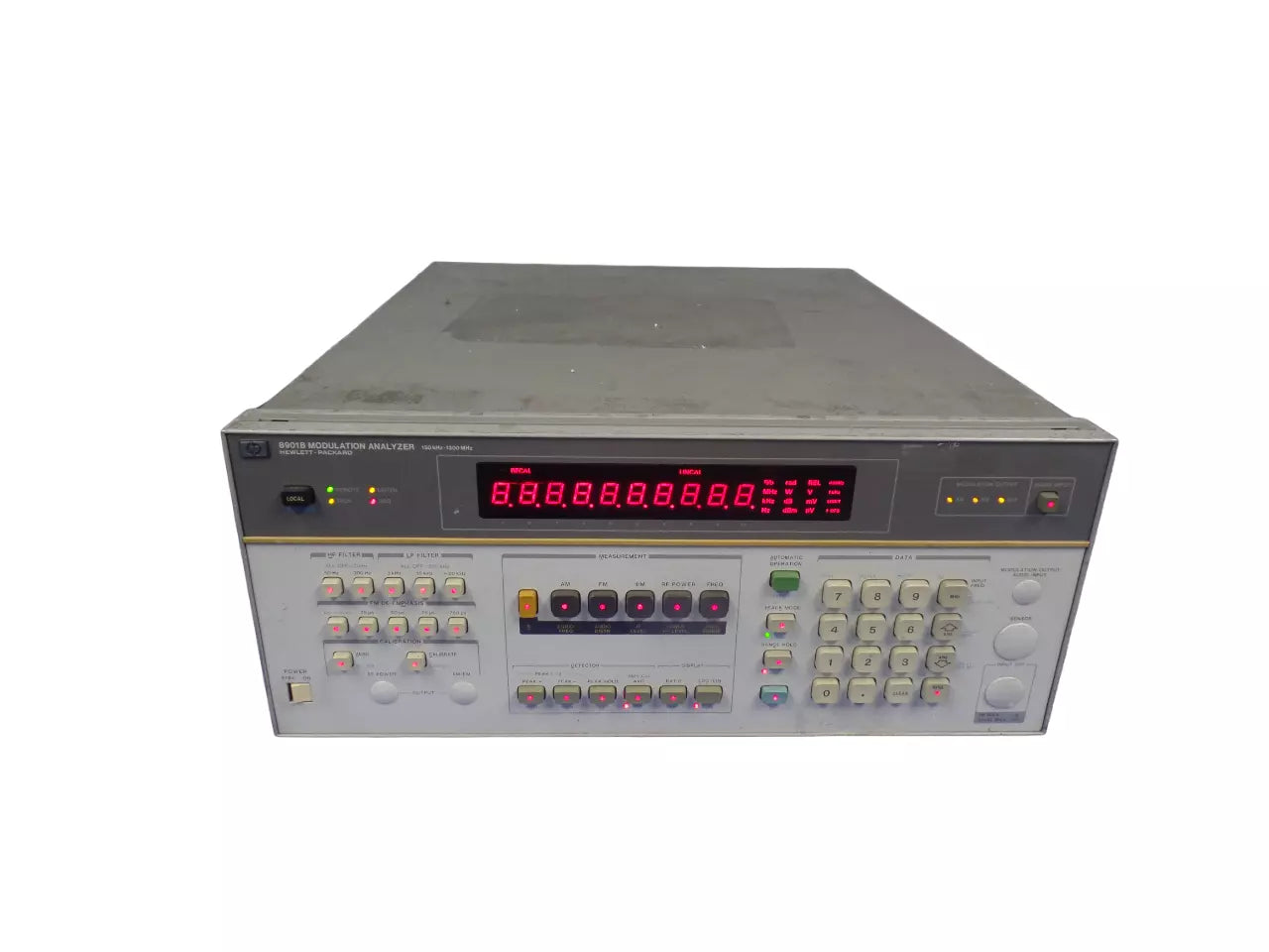 HP 8901B Modulation Analyzer 150KHz-1300MHz with Opt. 001, 003