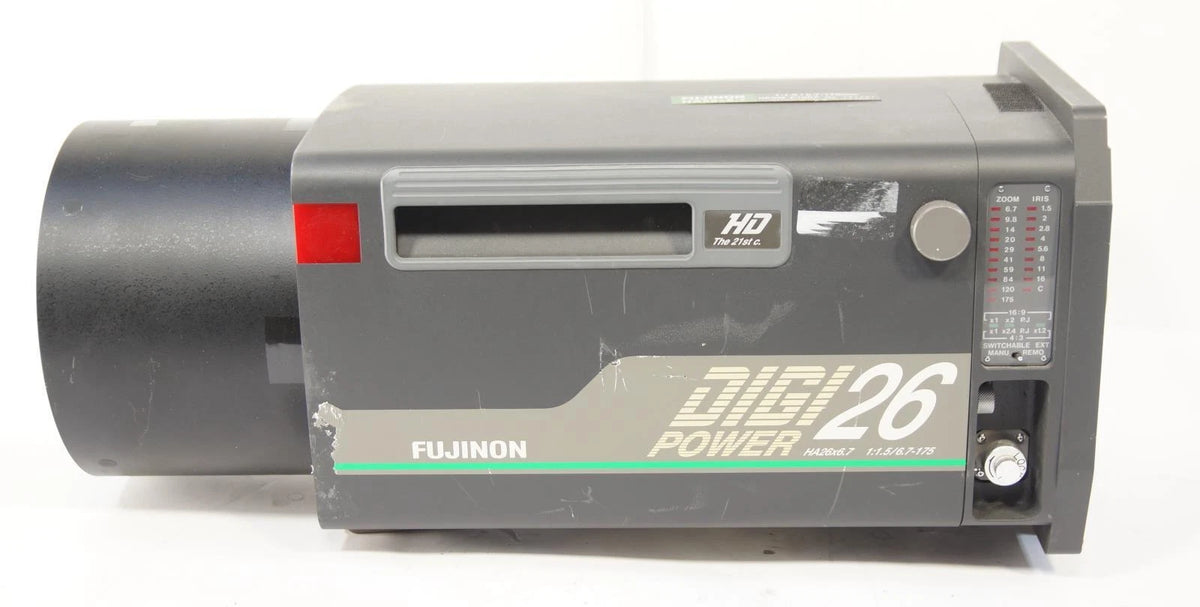 Fujinon Digi Power 26 HA26x6.7 BESM-E18RA TV Broadcast Studio Lens