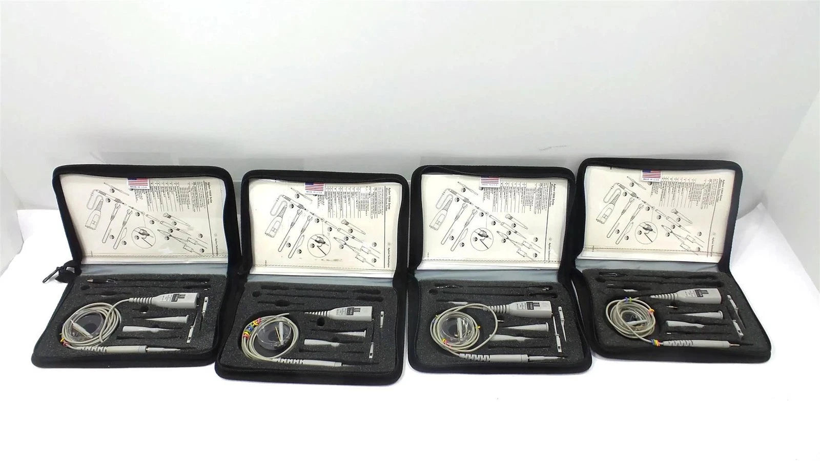 Lot 4 Agilent 1160 Series (1165A) Miniature Passive Probe with Accessories