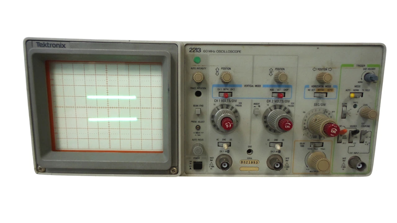 Tektronix 2213 60MHz Oscilloscope - Free Shipping
