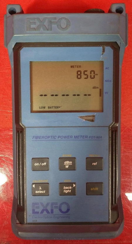Exfo FOT-92AX Fiber Optic Power Meter S/N 80234-2S