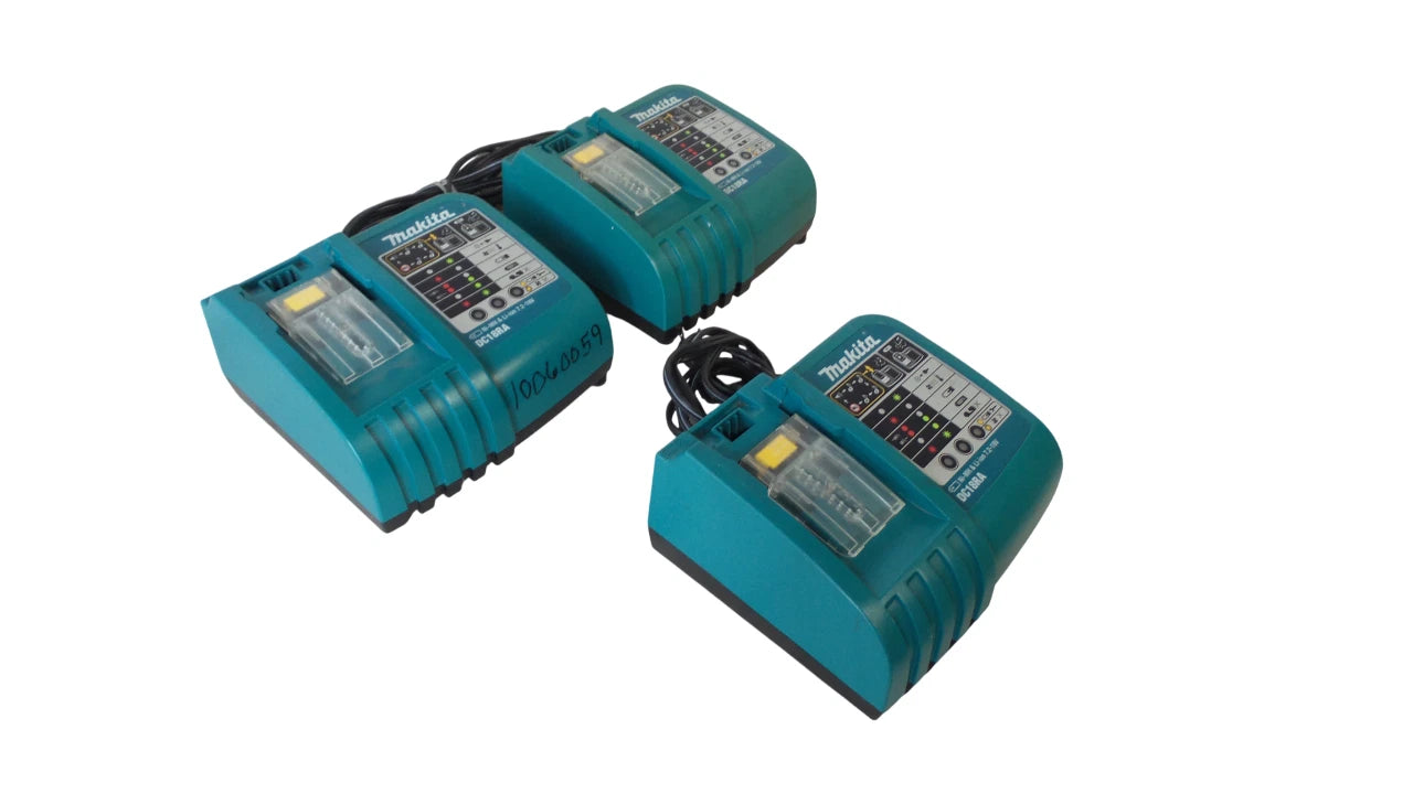 LOT OF 3 Makita DC18RA Rapid Fast Charger  Battery Charger - Free Shipping
